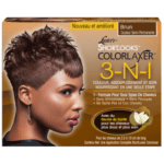 pink shortlook color défrisant  kit marron