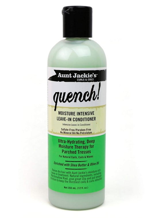 aunt jackies quench moisture intensive leave in conditioner 12oz