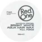 Red one bright white aqua hair wax  150ml
