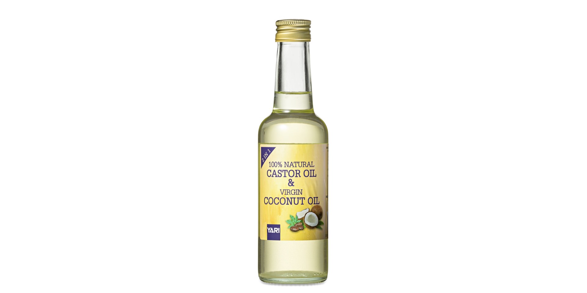 Yari 100% Natural Castor & Virgin Coconut Oil 250ml