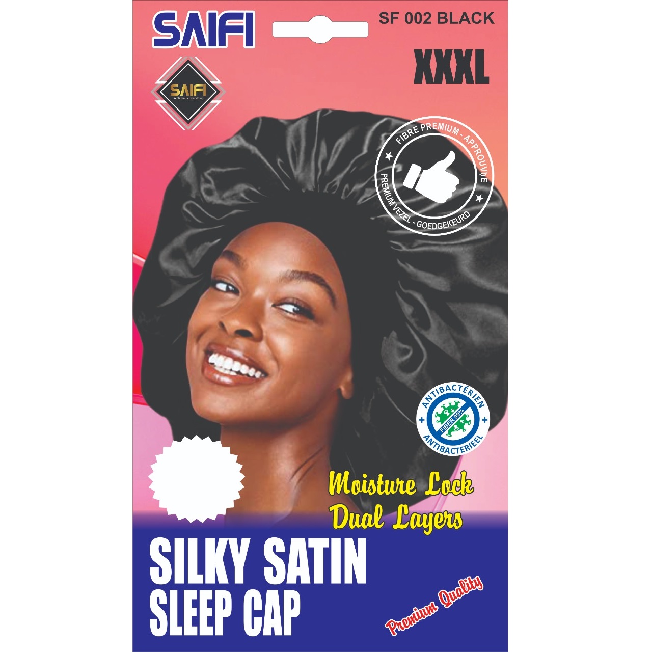 silky satin sleep cap xxxl