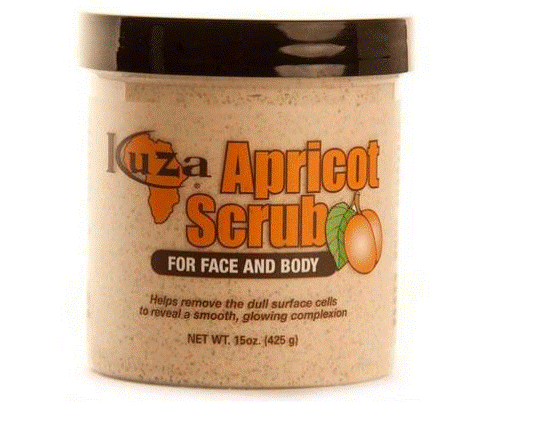 Kuza Apricot Face&Body Scurb Gommage Abricot Visage et Corps 15oz