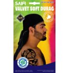 Saifi Velour Soft Durag Black SF017
