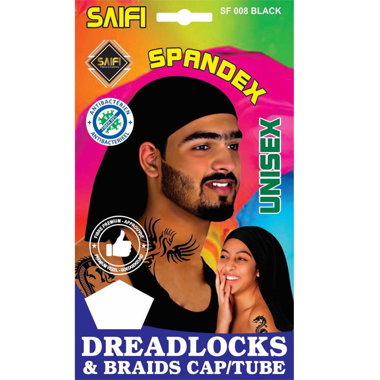 saifi dreadlocks braids cap TUBE