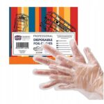 RONNEY Professional Gants alimentaire/coloration jetables transpa S/M 100Pcs