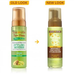 Creme of Nature Pure Honey Hair Food Avocado Mousse 7oz