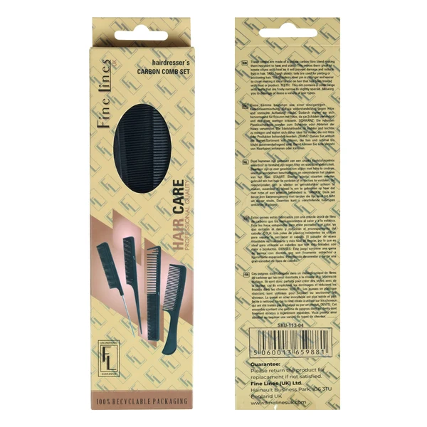 113-04 Set de peigne en Carbone